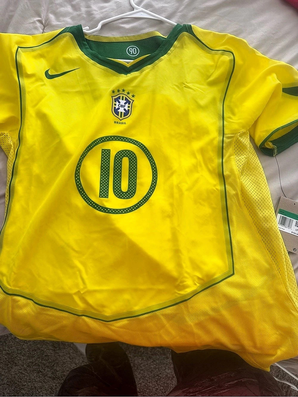Nike Total 90 Brazil Ronaldinho 2004 Reissue Jersey XL
